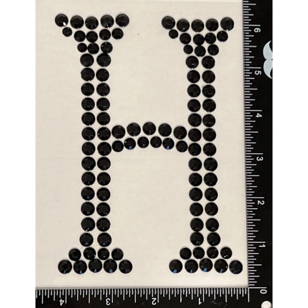Recollections Halloween Bling Rhinestone Gem Embellishment " H "  353956 422446